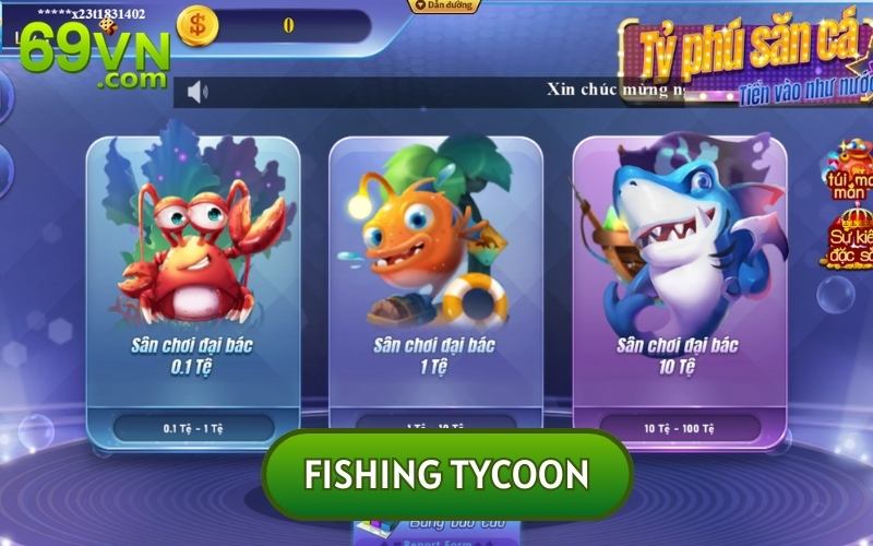 Fishing Tycoon là một trò chơi thú vị cho những ai yêu thích các loại vũ khí và tính năng mới