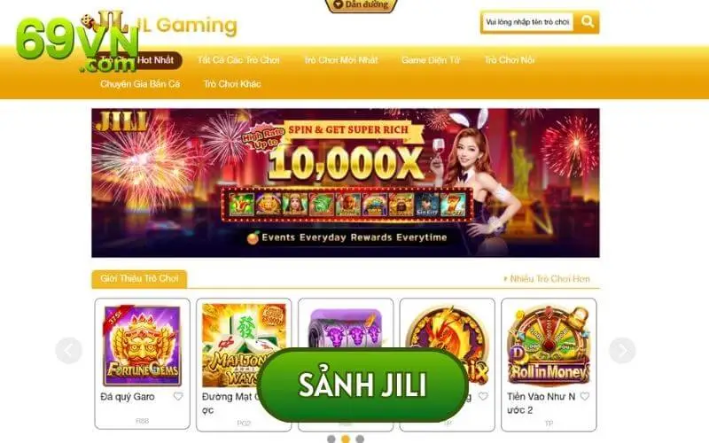 Sảnh Jili là một trong những đơn vị cung cấp hàng trăm máy đánh bạc với quy mô lớn nhỏ