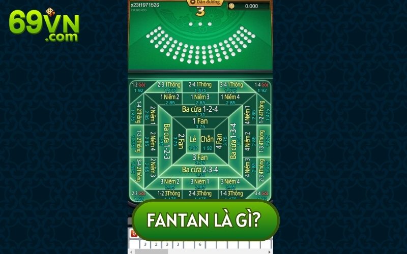 Fantan là một trò chơi có nguồn gốc từ Trung Quốc và hiện đang phổ biến tại Việt Nam